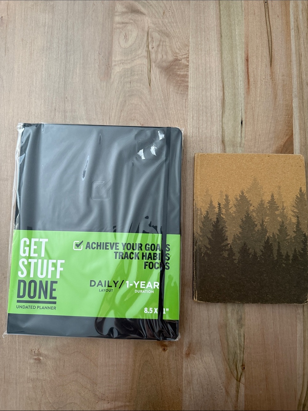 Get Stuff Done Undated Daily Planner - Black